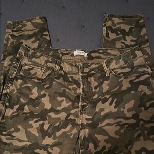 Express Camouflage Skinny Jeans